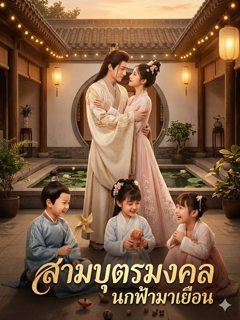 โปสเตอร์ สามบุตรมงคล นกฟ้ามาเยือน